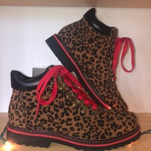 Cheetah Print Booties